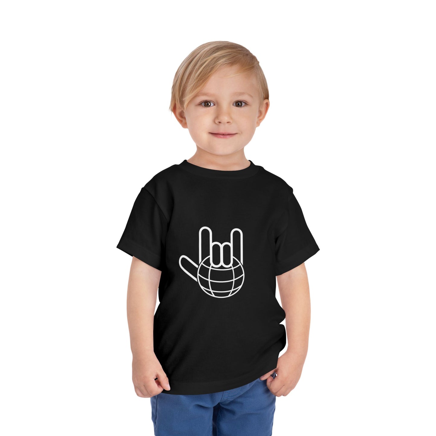 Rock On Toddler Short Sleeve Tee - Cool Kids Graphic Shirt