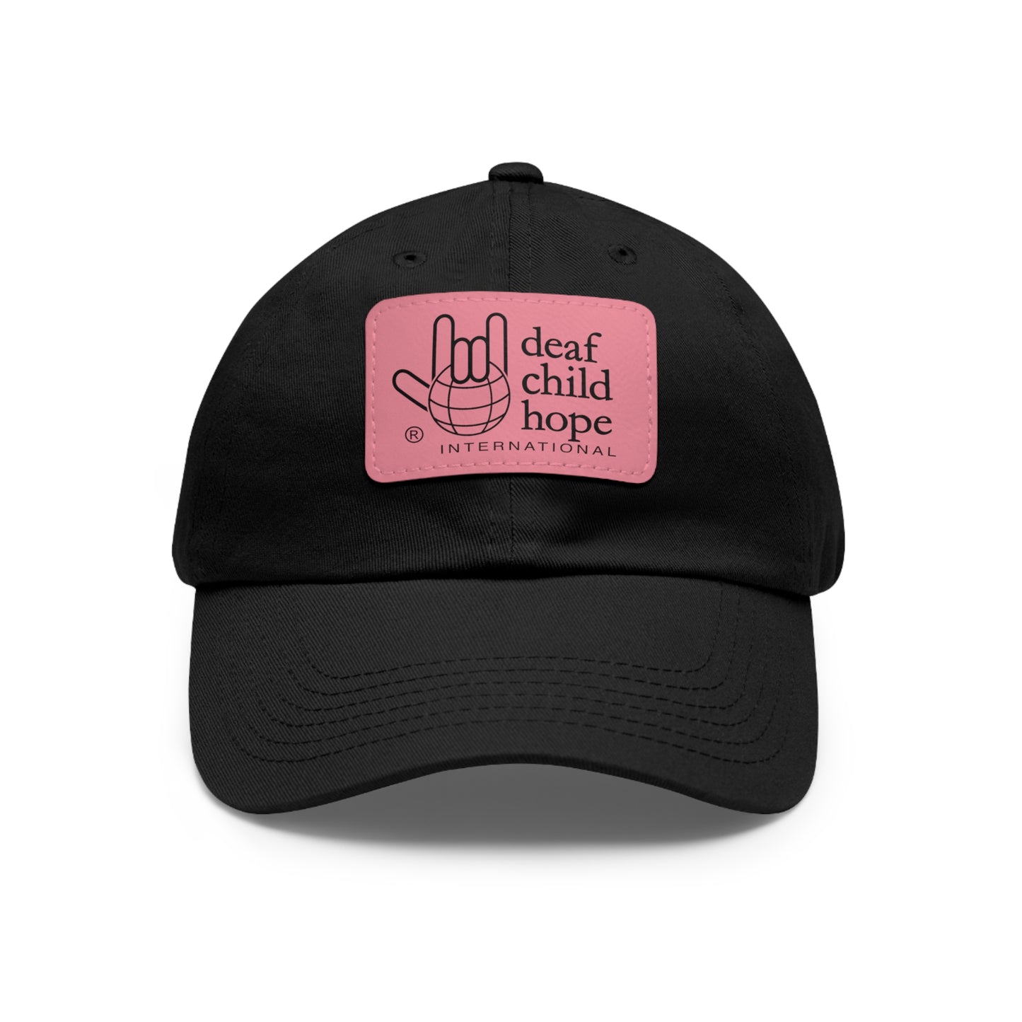 Hat with Leather Patch