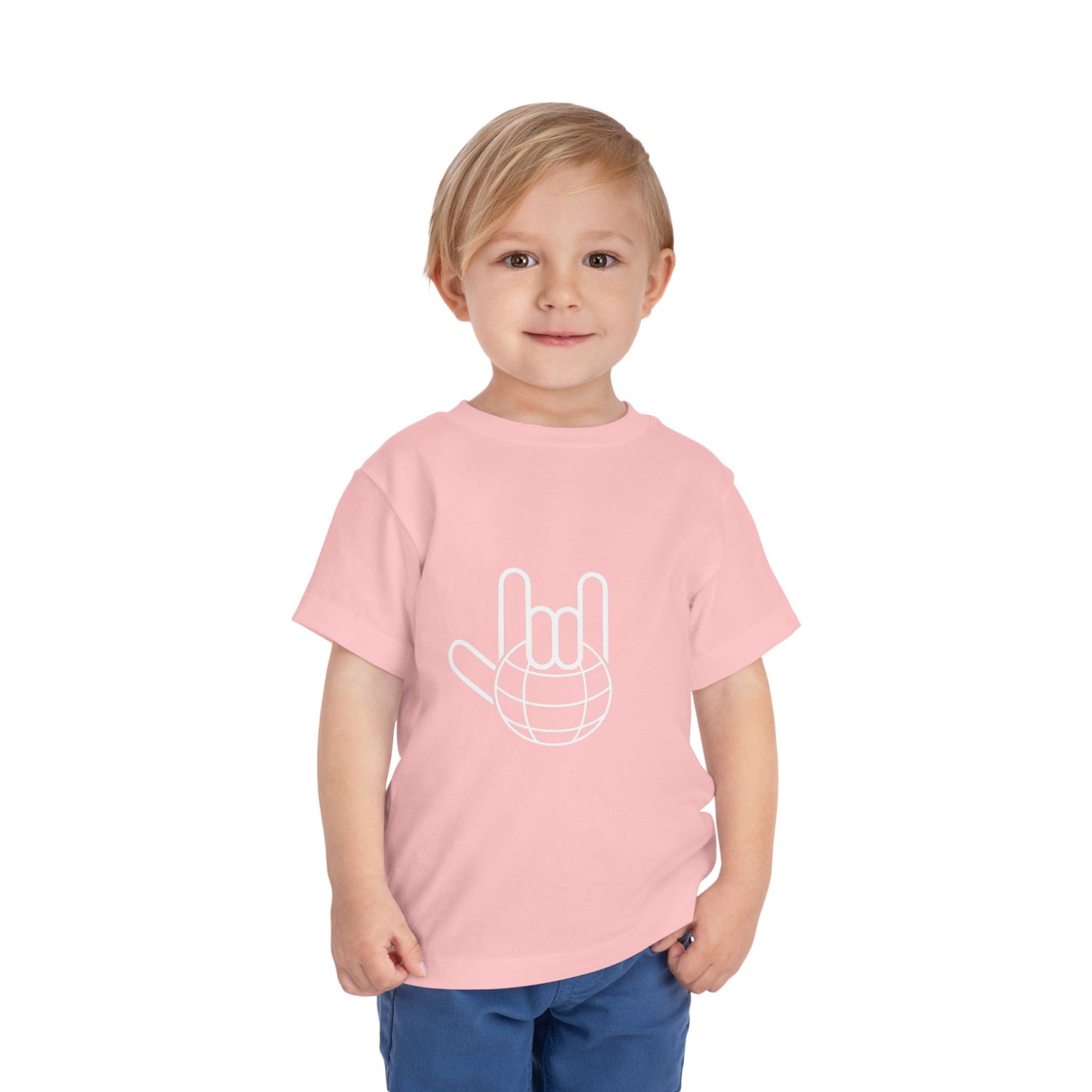 Rock On Toddler Short Sleeve Tee - Cool Kids Graphic Shirt