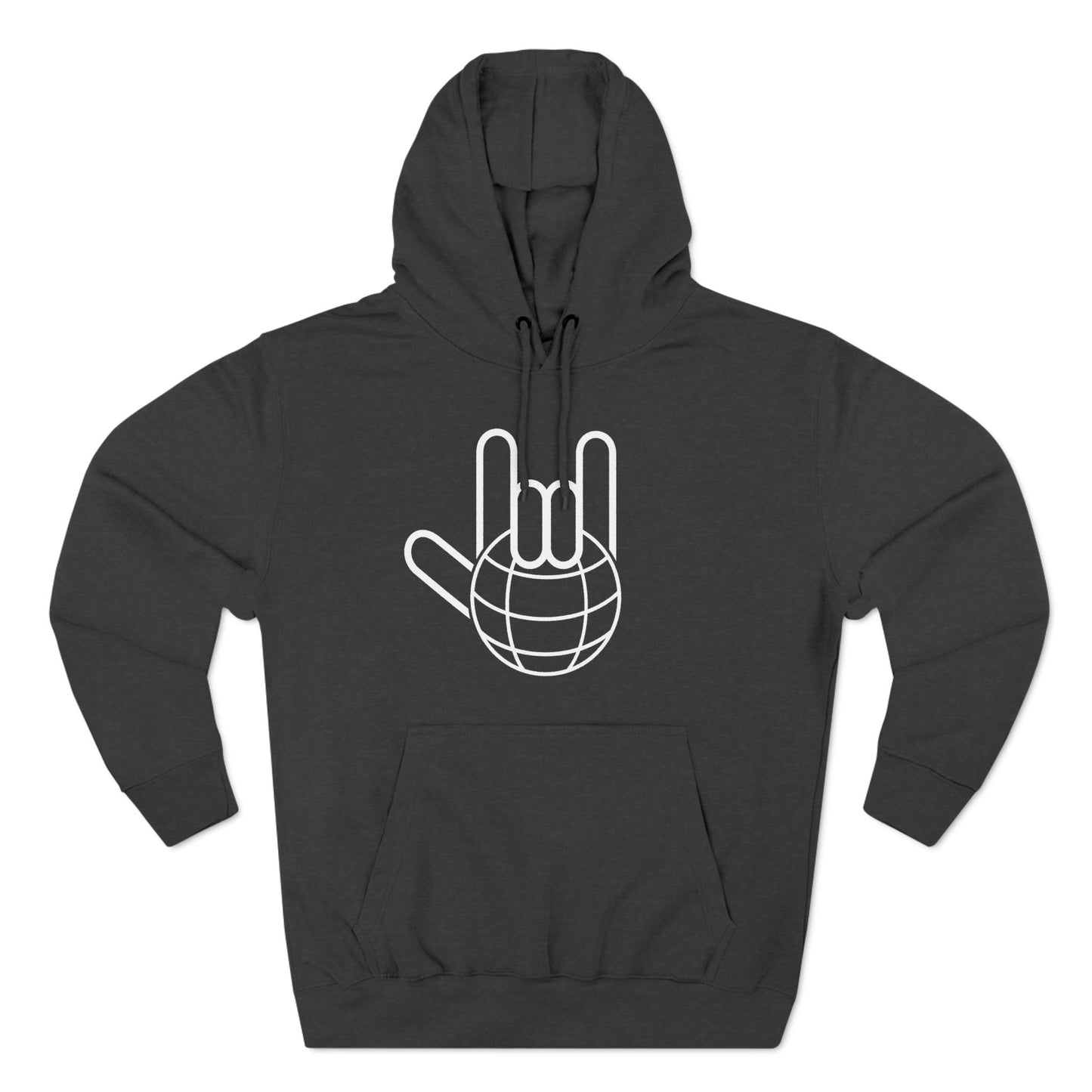 Three-Panel Fleece Hoodie