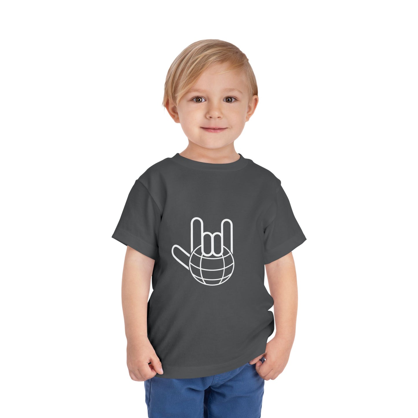 Rock On Toddler Short Sleeve Tee - Cool Kids Graphic Shirt