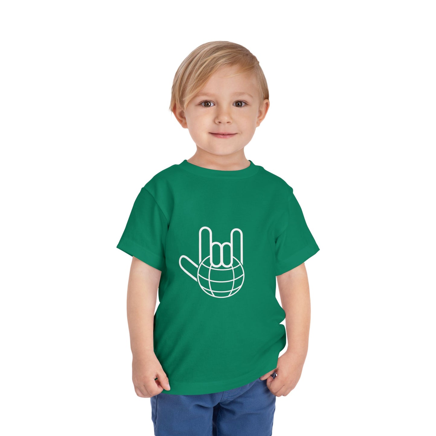 Rock On Toddler Short Sleeve Tee - Cool Kids Graphic Shirt