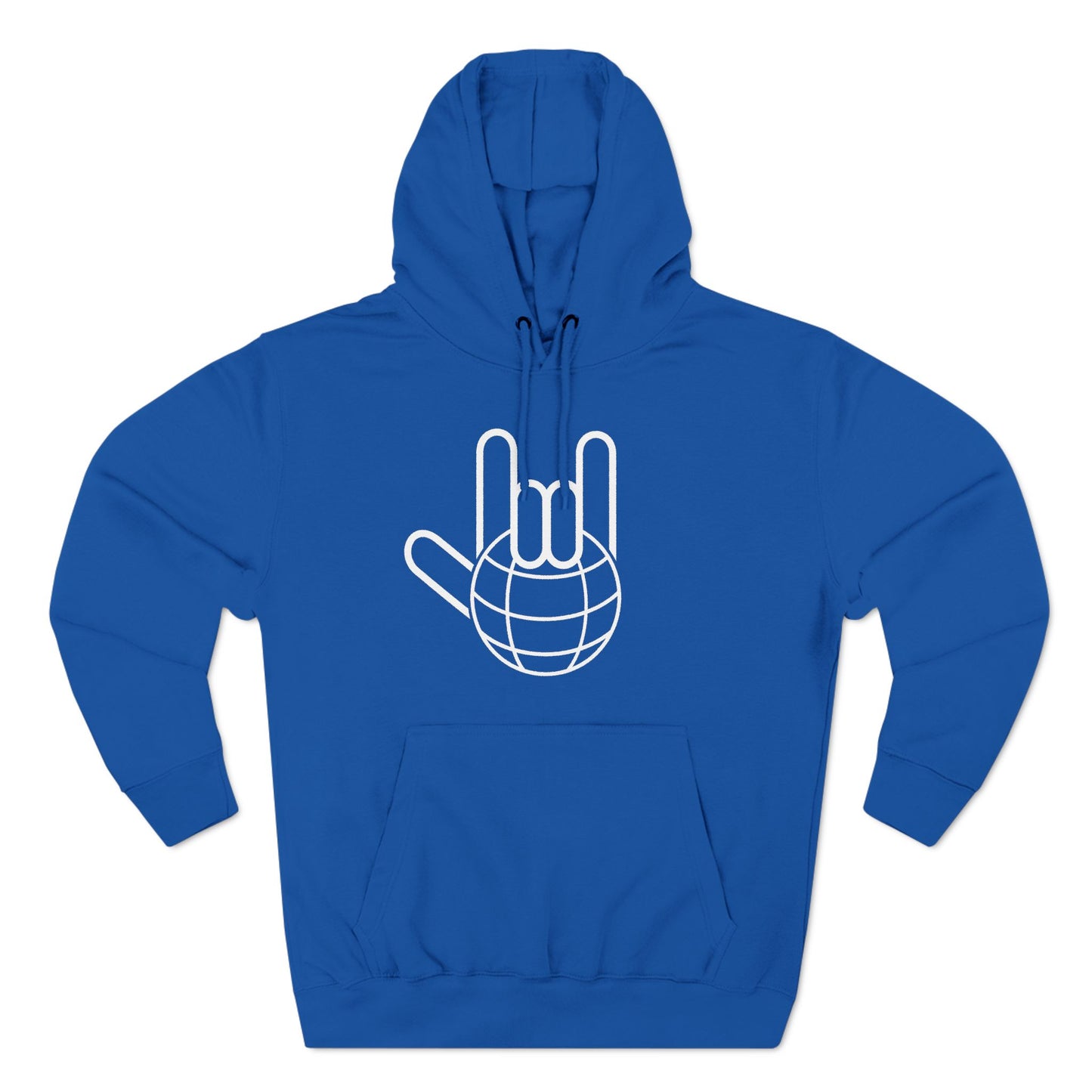 Three-Panel Fleece Hoodie