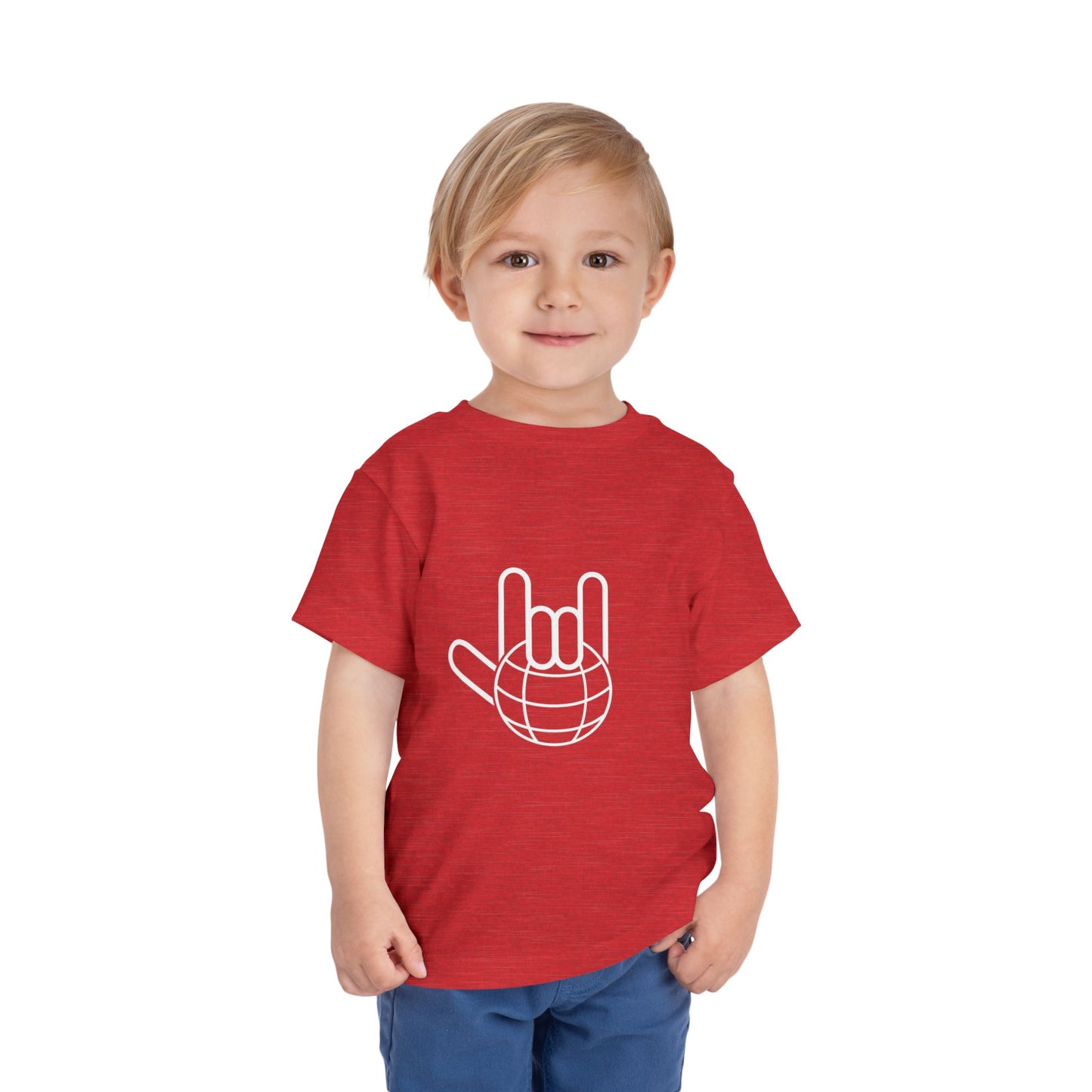 Rock On Toddler Short Sleeve Tee - Cool Kids Graphic Shirt