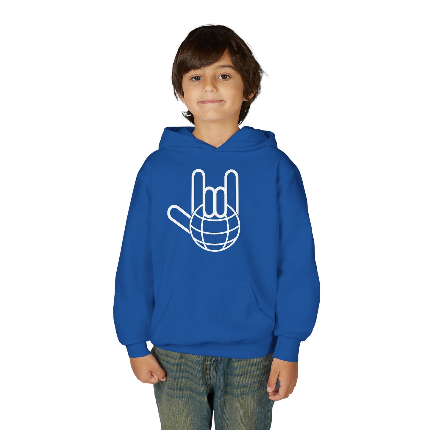 Youth Hoodie — Deaf Child Hope Charity Logo (Providing Hope for Deaf Children in Poverty)