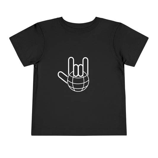 Rock On Toddler Short Sleeve Tee - Cool Kids Graphic Shirt