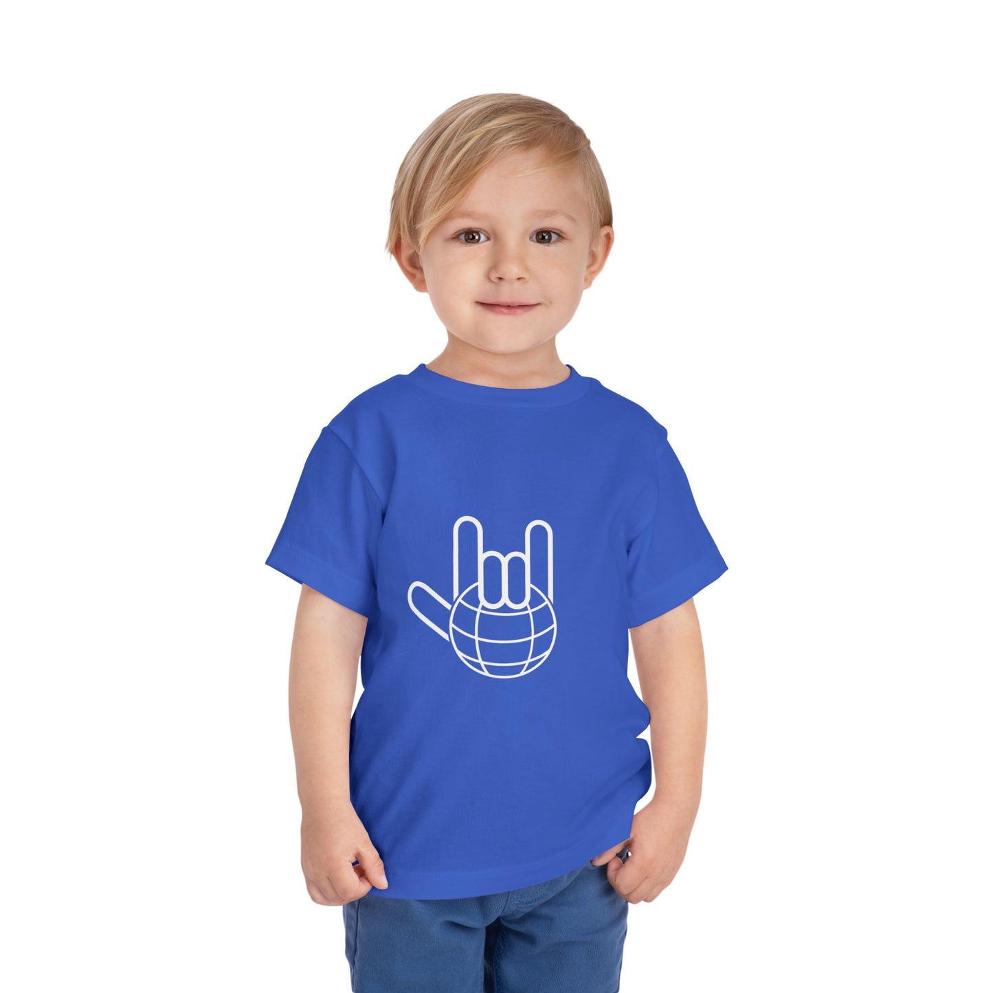 Rock On Toddler Short Sleeve Tee - Cool Kids Graphic Shirt