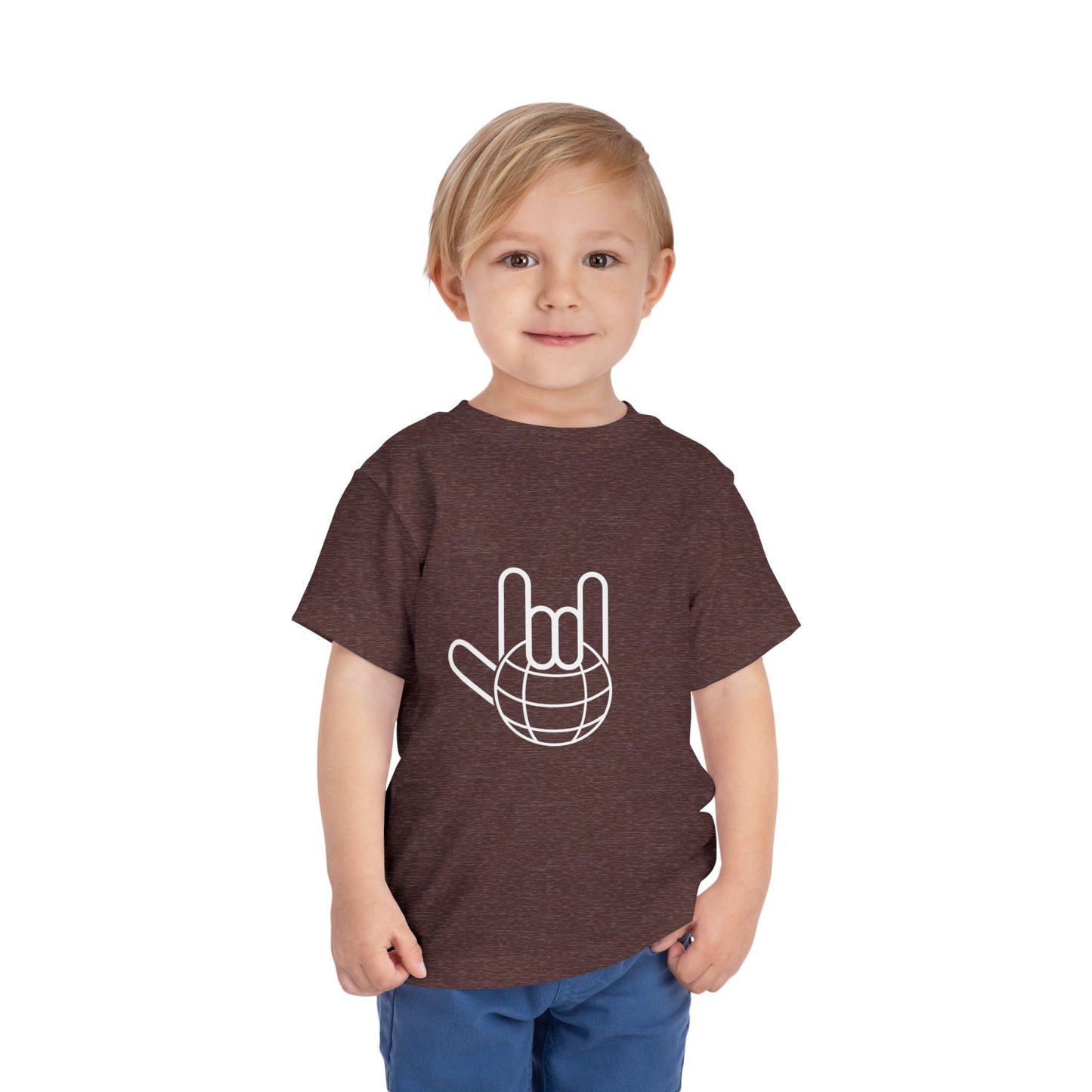 Rock On Toddler Short Sleeve Tee - Cool Kids Graphic Shirt