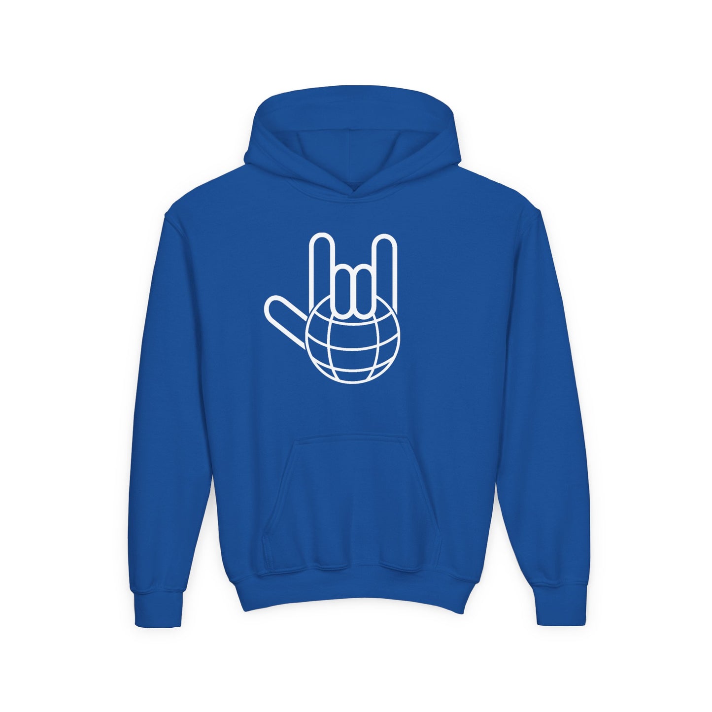 Youth Hoodie — Deaf Child Hope Charity Logo (Providing Hope for Deaf Children in Poverty)