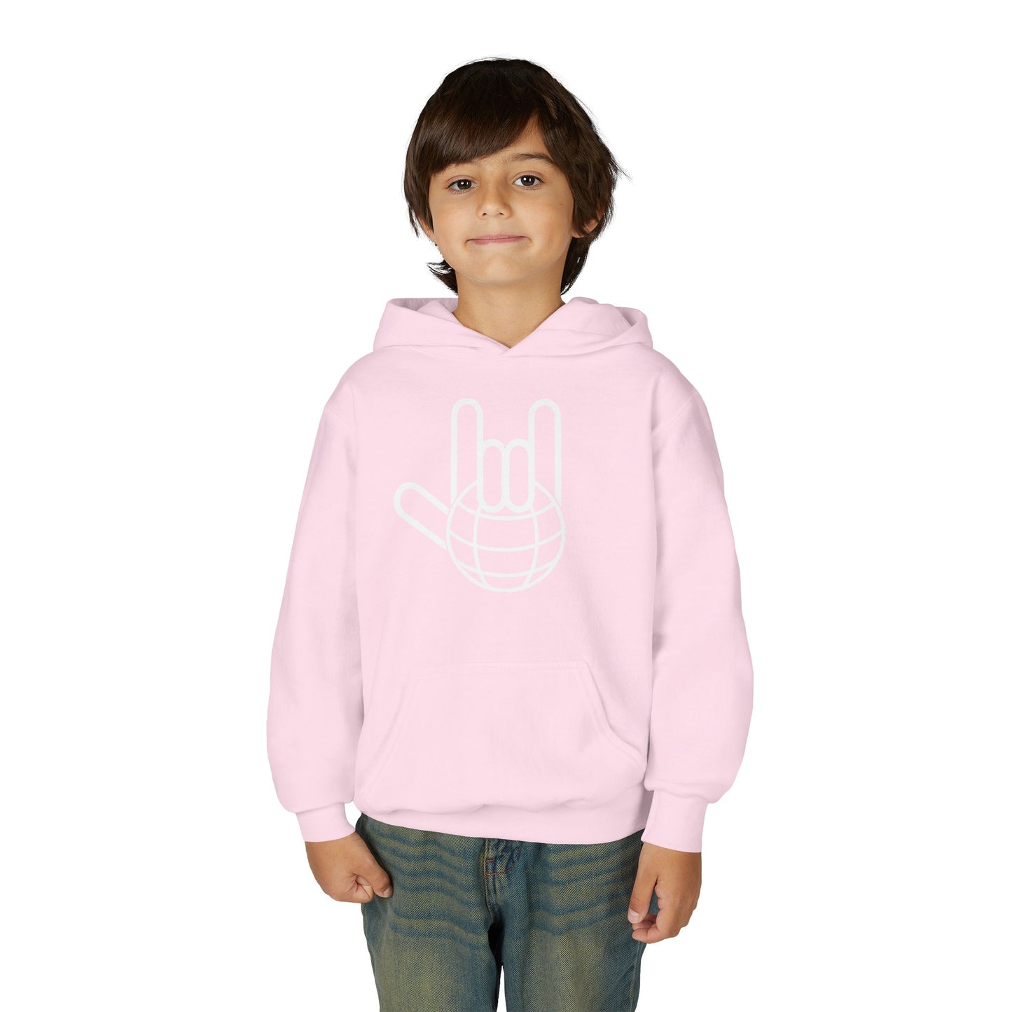 Youth Hoodie — Deaf Child Hope Charity Logo (Providing Hope for Deaf Children in Poverty)