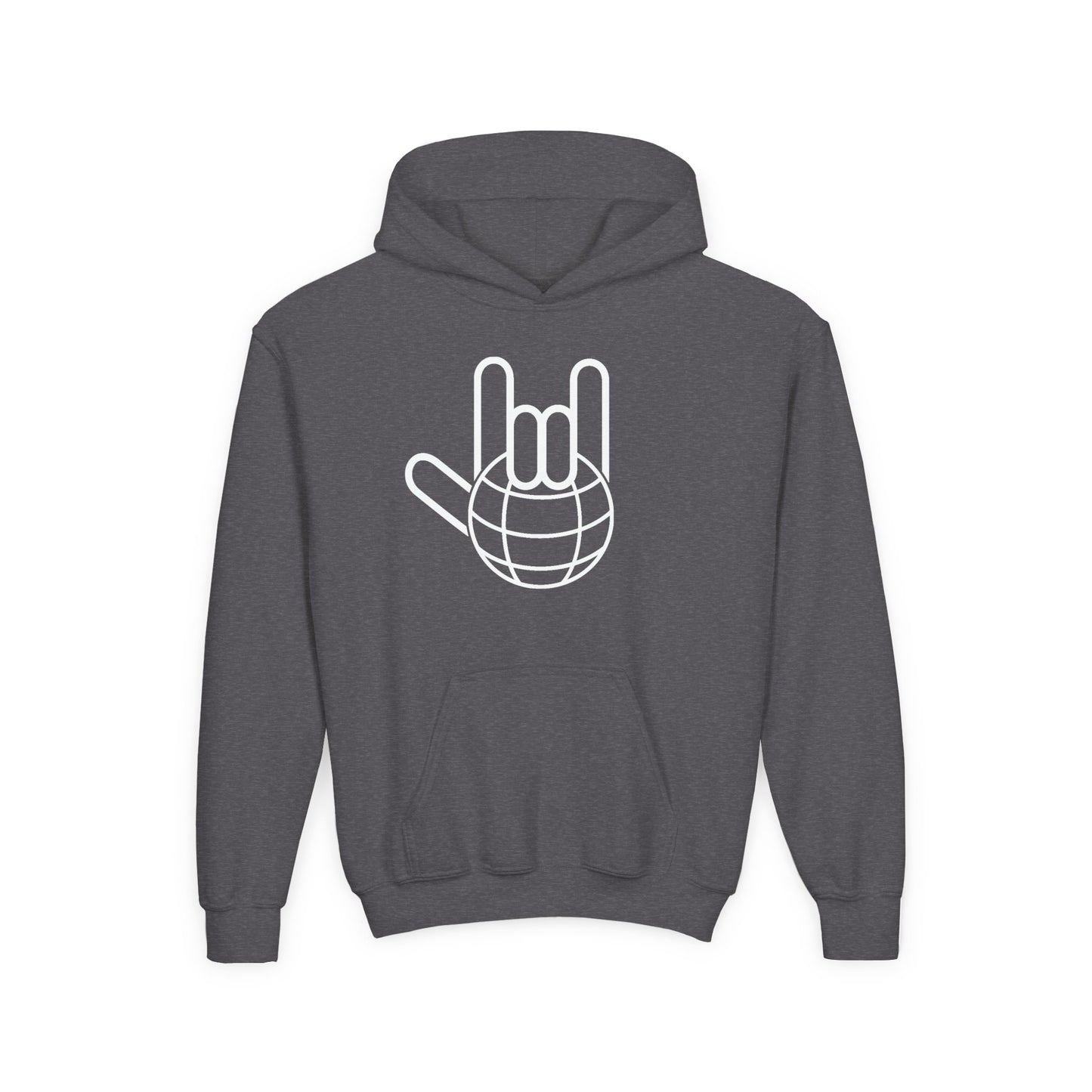 Youth Hoodie — Deaf Child Hope Charity Logo (Providing Hope for Deaf Children in Poverty)