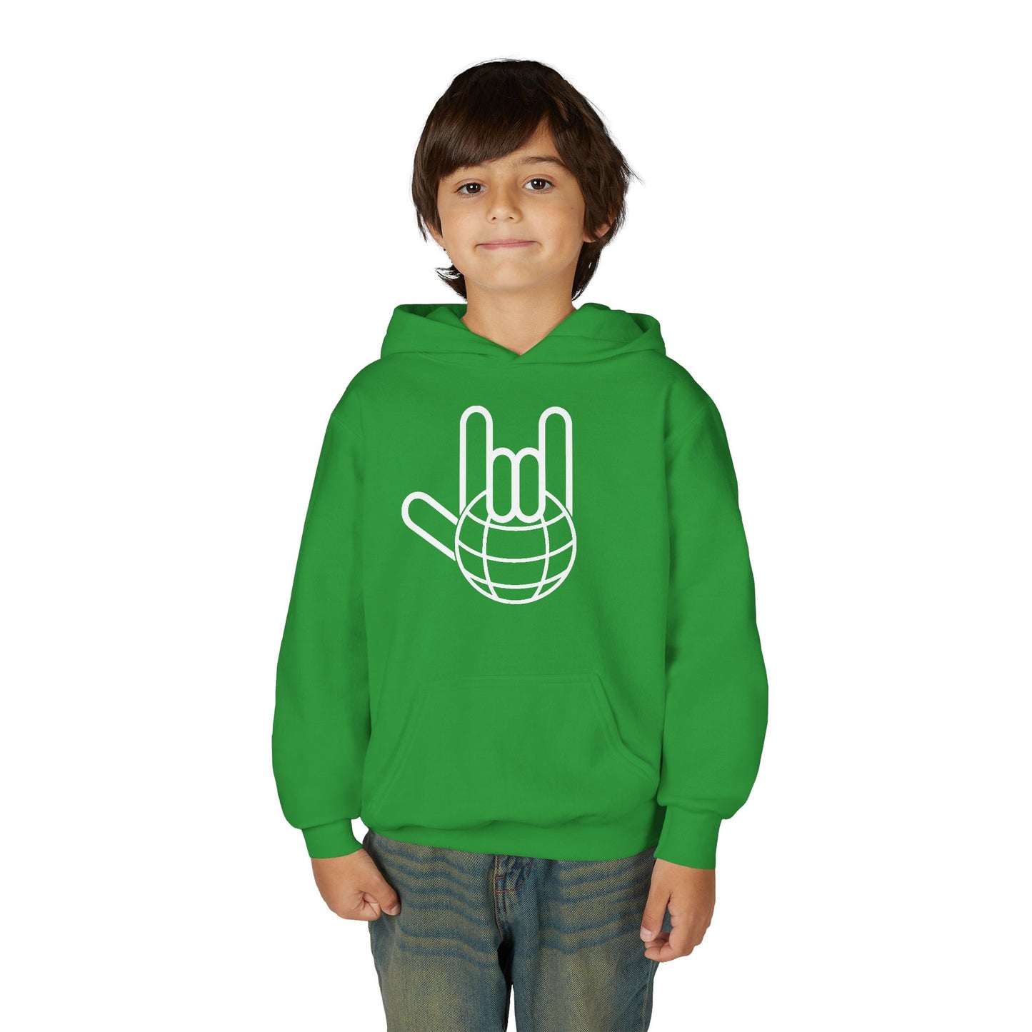 Youth Hoodie — Deaf Child Hope Charity Logo (Providing Hope for Deaf Children in Poverty)