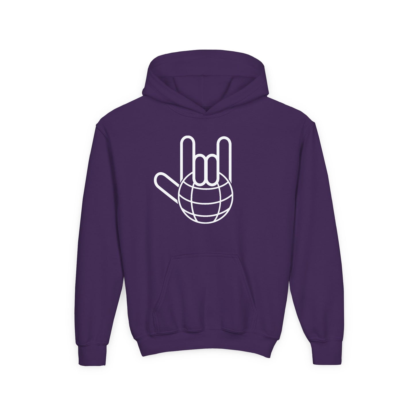 Youth Hoodie — Deaf Child Hope Charity Logo (Providing Hope for Deaf Children in Poverty)