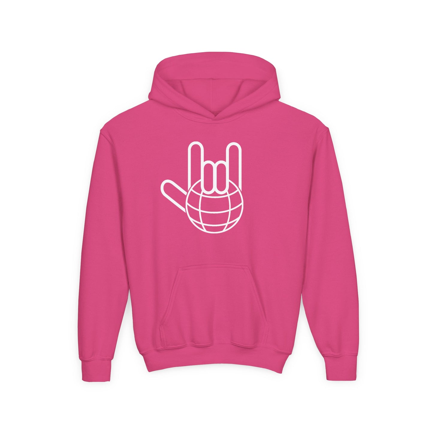 Youth Hoodie — Deaf Child Hope Charity Logo (Providing Hope for Deaf Children in Poverty)