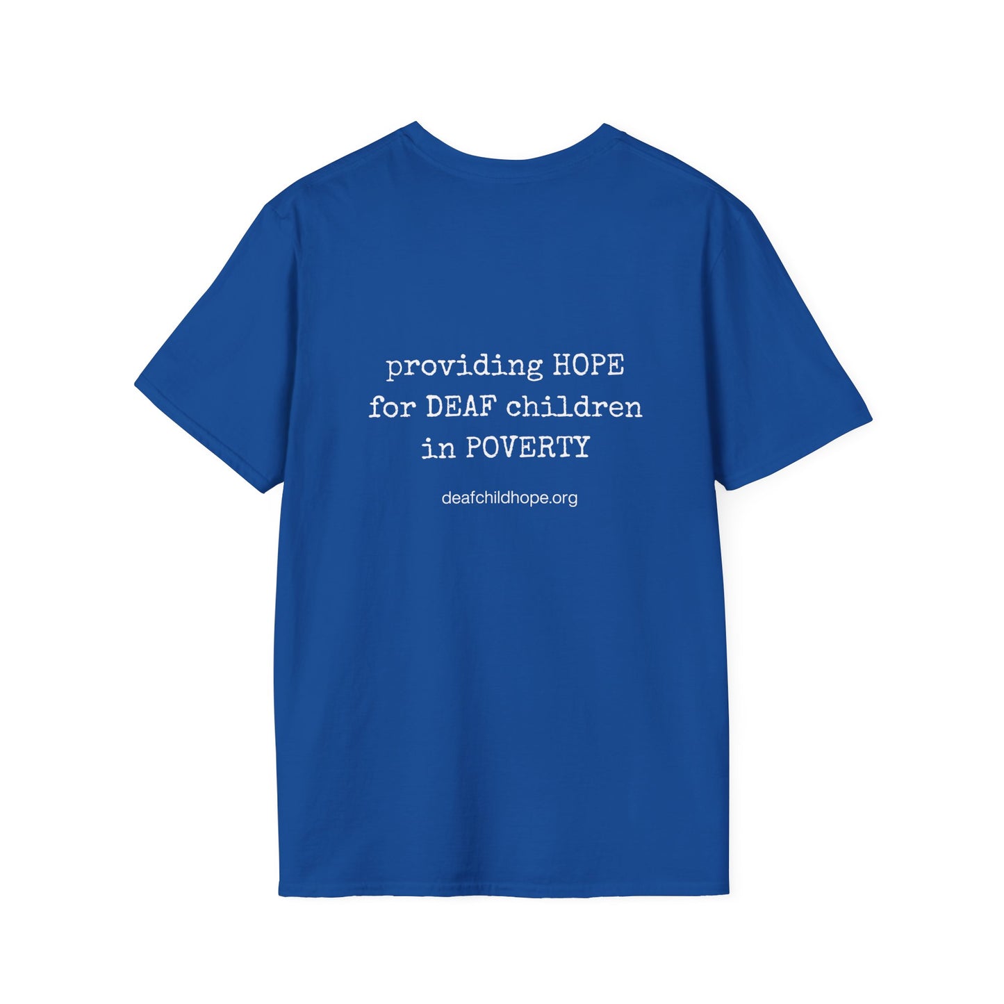 DCH T-Shirt — Providing Hope for Deaf Children