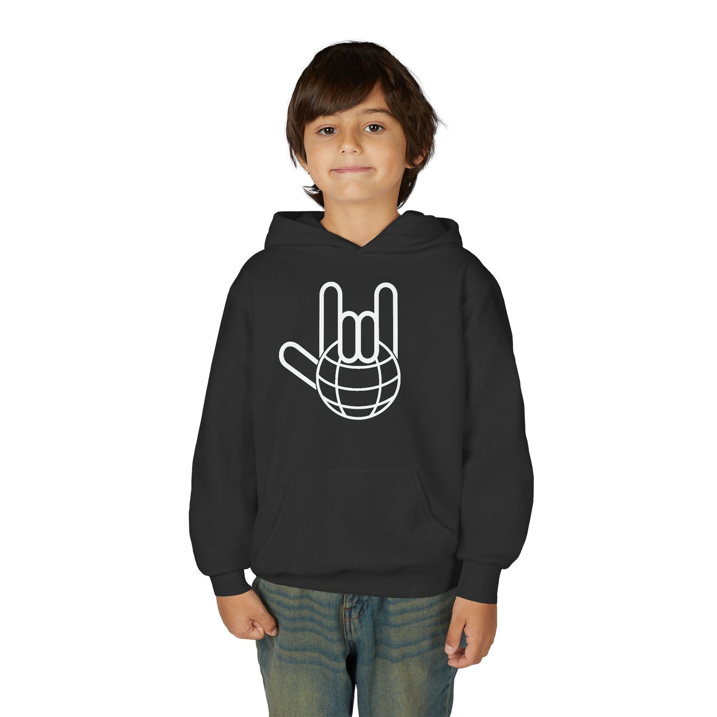 Youth Hoodie — Deaf Child Hope Charity Logo (Providing Hope for Deaf Children in Poverty)