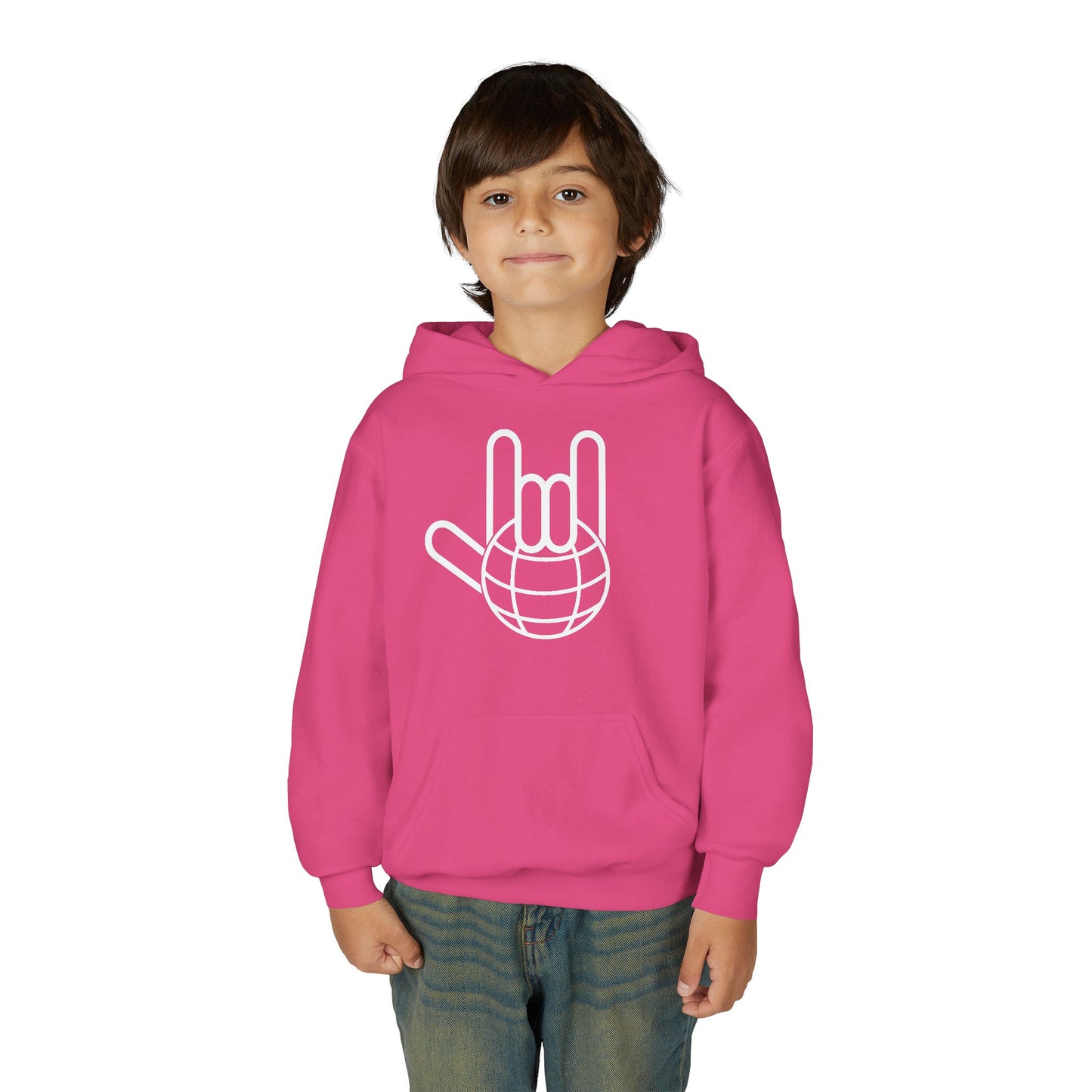 Youth Hoodie — Deaf Child Hope Charity Logo (Providing Hope for Deaf Children in Poverty)