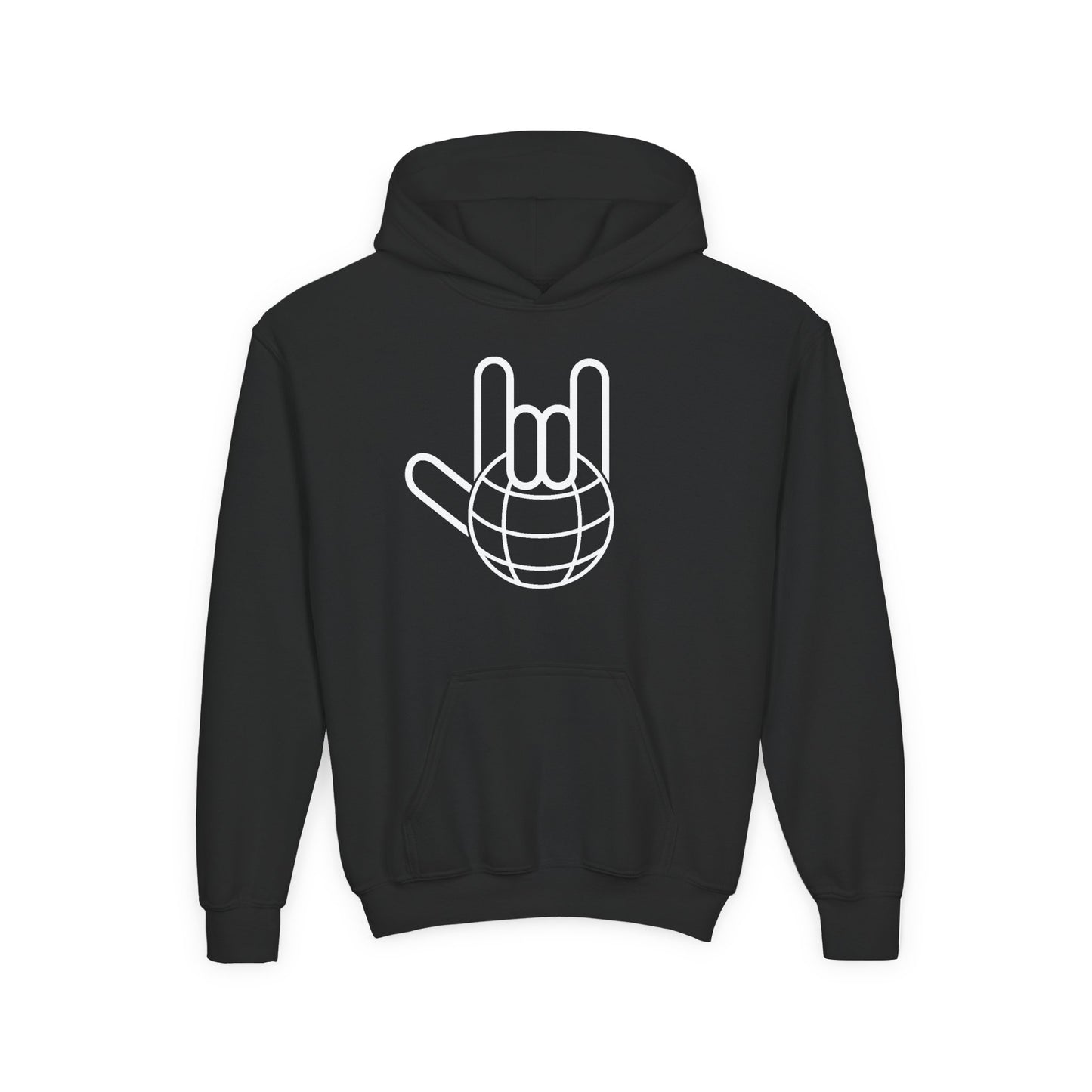 Youth Hoodie — Deaf Child Hope Charity Logo (Providing Hope for Deaf Children in Poverty)