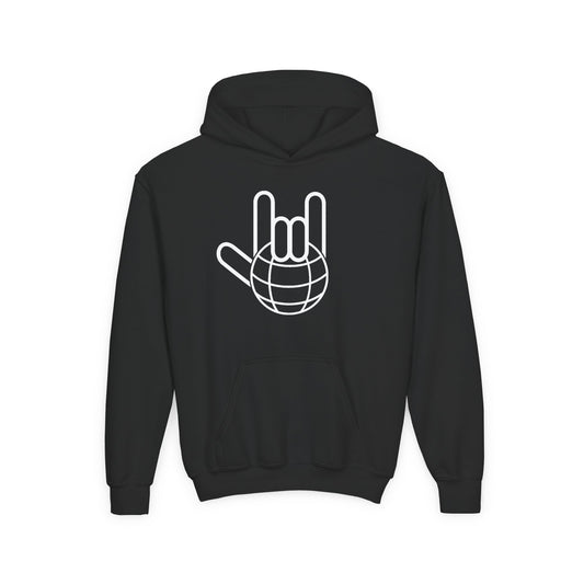Youth Hoodie — Deaf Child Hope Charity Logo (Providing Hope for Deaf Children in Poverty)